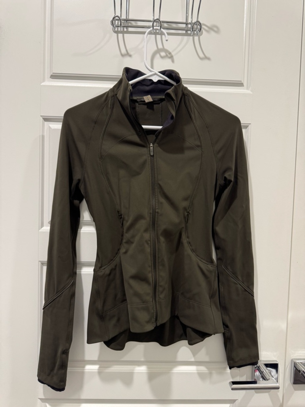 Lululemon Women's Olive Green Active Zip Jacket